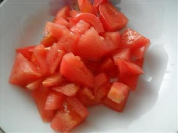 番茄菜花的做法步骤2