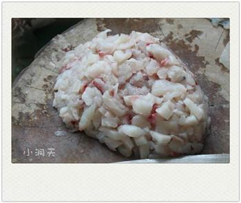 鱼肉水饺的做法步骤2