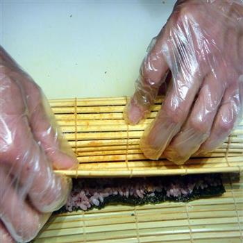 果蔬鸭蛋寿司卷的做法步骤19
