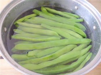 榄菜肉米四季豆的做法图解5