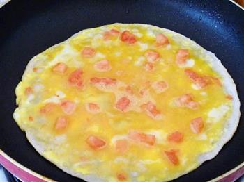 西红柿鸡蛋早餐饼的做法步骤10