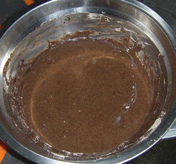 核桃巧克力戚风蛋糕的做法步骤4