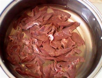 香菜猪肝汤的做法步骤4