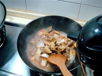 京味栗子烧鸡块的做法步骤8
