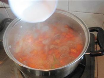 番茄牛肉丸汤的做法步骤6