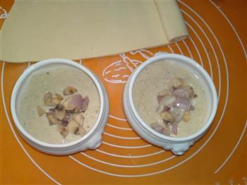 酥皮奶油蘑菇浓汤的做法步骤6