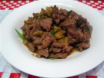 野山椒炝牛肉的做法步骤15