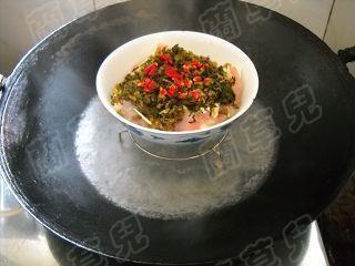 雪菜蒸鱼豆腐的做法步骤10