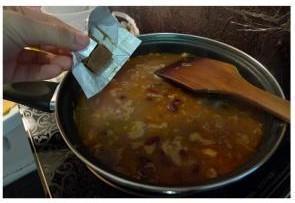 香辣牛肉豆子煲的做法步骤10