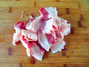 干豆角炖粉条五花肉的做法图解3