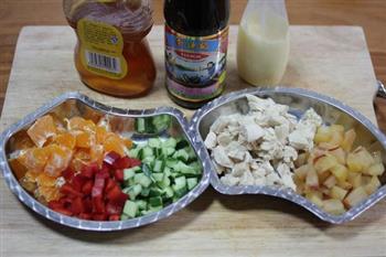 柑桔蚝油凉拌蔬菜的做法步骤1