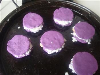 紫薯糯米芝麻饼的做法图解5