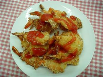 茄汁香酥虾的做法步骤5