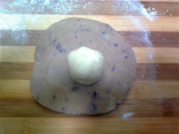 怪味紫薯酥饼的做法步骤3