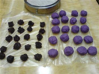紫薯豆沙包的做法步骤3
