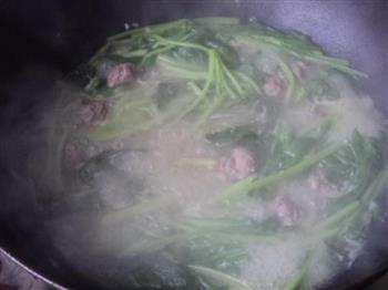 牛肉菠菜粉丝汤的做法步骤8