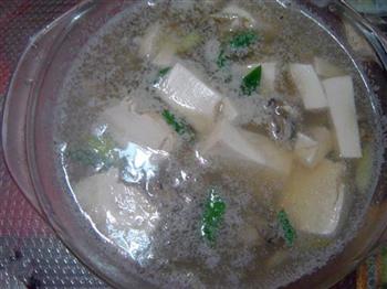 海蛎豆腐汤的做法图解5