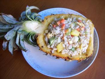 芝士菠萝焗饭的做法步骤6