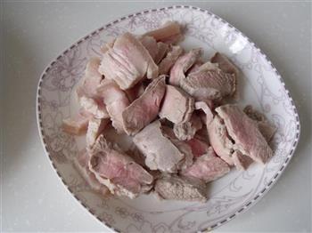 莴笋干煸肉片的做法步骤2