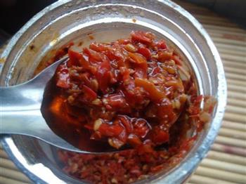 豆豉剁椒炒凉粉的做法步骤7