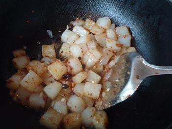 豆豉剁椒炒凉粉的做法步骤9