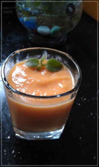 原味奶香木瓜汁的做法步骤9