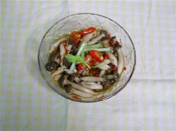 五彩呛蟹味菇的做法步骤10