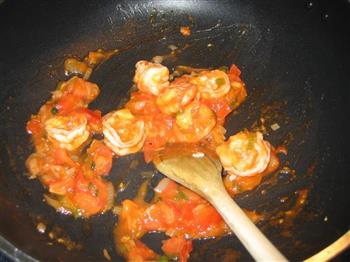 西西里鲜虾焗饭的做法图解4