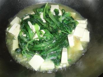 小白菜炖豆腐的做法步骤7