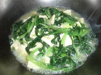 小白菜炖豆腐的做法步骤8