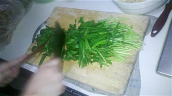 凉拌豆腐皮韭菜的做法步骤5