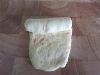 鲜奶油胡萝卜餐包的做法步骤10