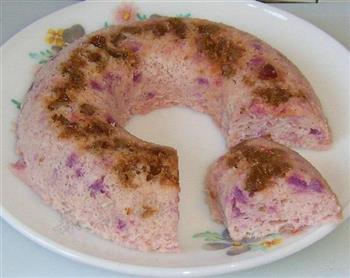 紫薯发糕的做法步骤13