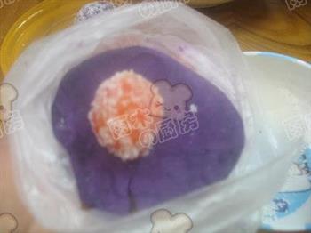 莓芯紫薯球的做法步骤5