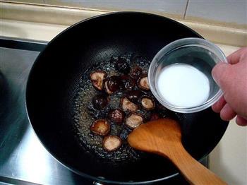 蚝油香菇扒菜心的做法步骤11
