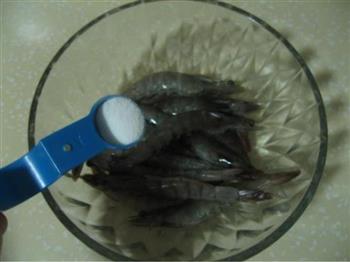 清蒸蒜蓉开边虾的做法步骤6