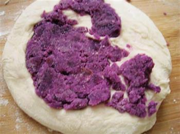 紫蝴蝶白土司的做法步骤6