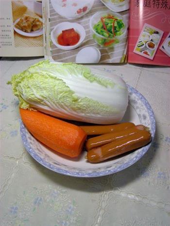 白菜炒三丝的做法步骤1