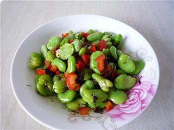 橄榄菜俏拌蚕豆的做法步骤8