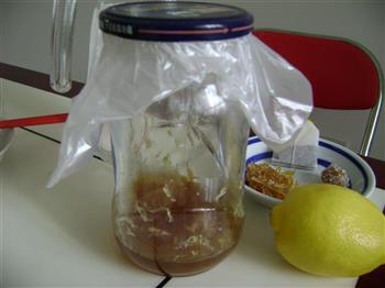 柠檬咸金桔柚子茶的做法图解4