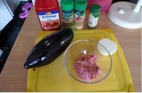 茄汁烤茄子的做法步骤1