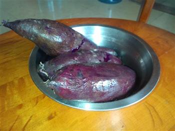 紫薯玉米面馒头的做法步骤1