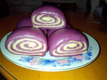 紫薯玉米面馒头的做法步骤12