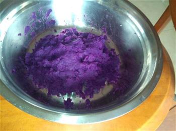 紫薯玉米面馒头的做法步骤2
