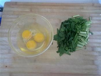 韭菜炒鸡蛋的做法步骤1