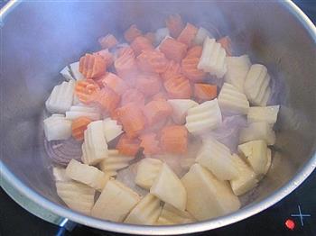迷迭香杂菜羊骨汤的做法步骤4