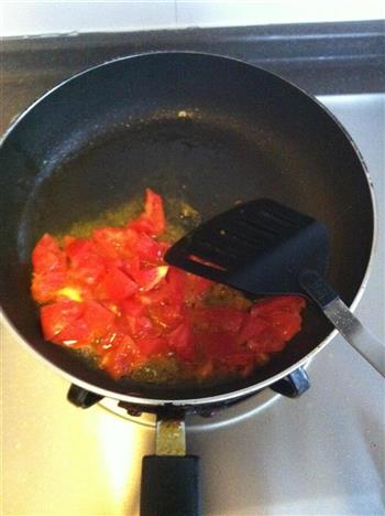 番茄蚝油乌冬面的做法步骤4
