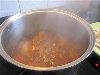 杂菜汤煮乌冬面的做法步骤3