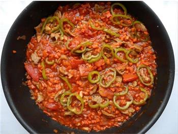 青椒番茄牛肉意粉的做法步骤8