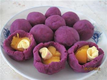 芒果紫薯球的做法步骤6